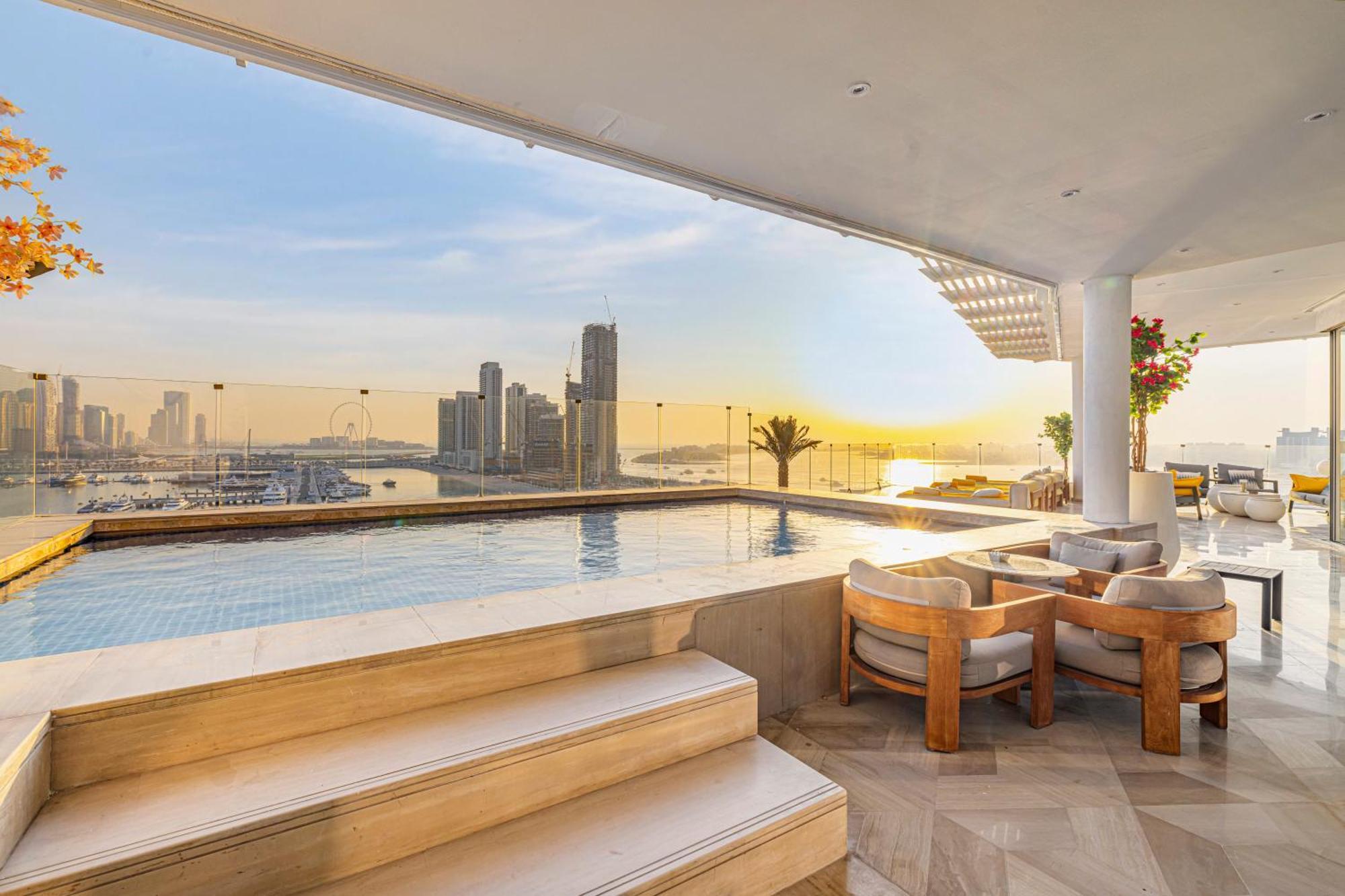 Five Palm Jumeirah 2Br Luxury Penthouse , Full Marina See View With Private Pool Dubai Eksteriør billede