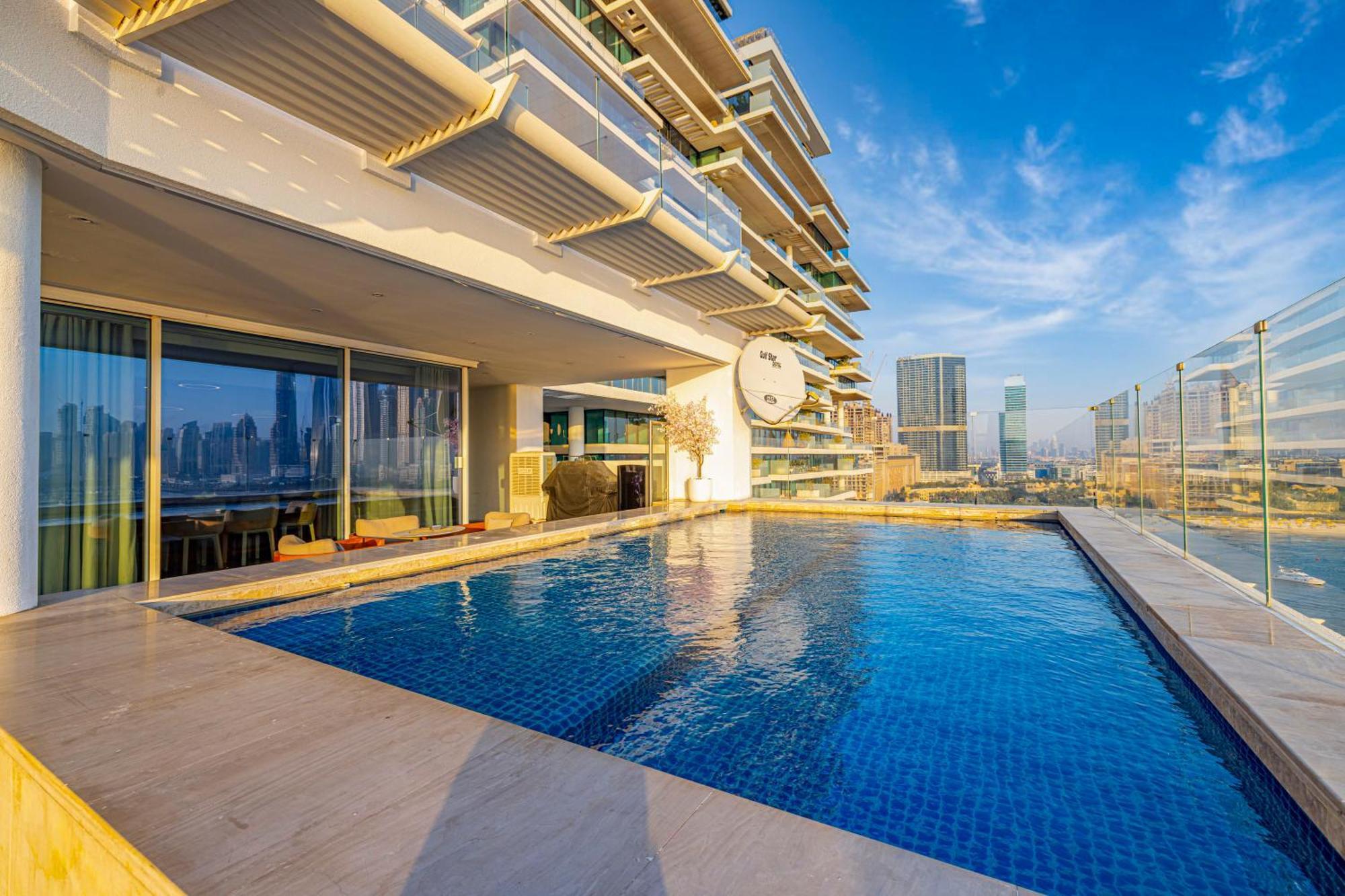 Five Palm Jumeirah 2Br Luxury Penthouse , Full Marina See View With Private Pool Dubai Eksteriør billede