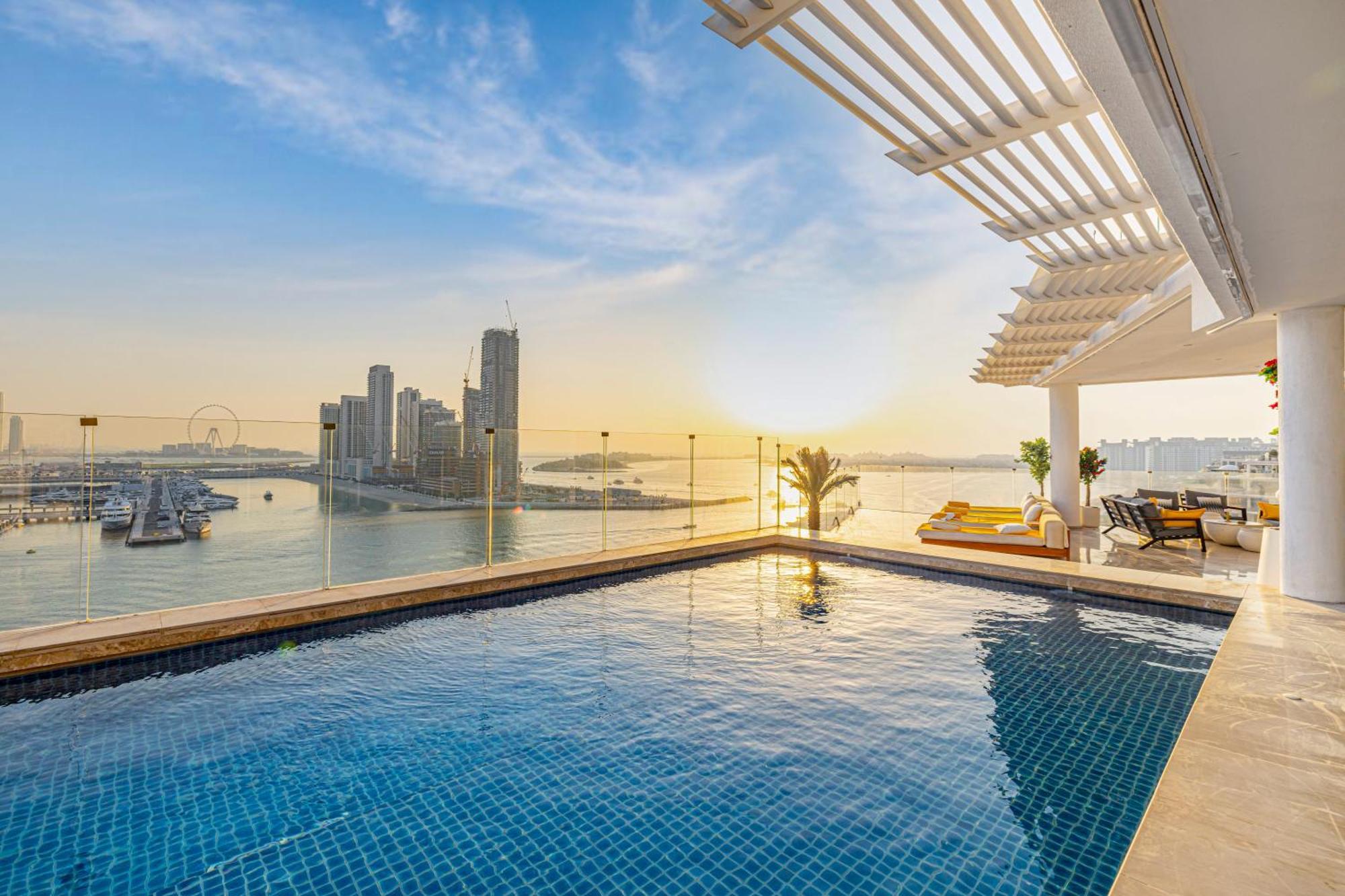 Five Palm Jumeirah 2Br Luxury Penthouse , Full Marina See View With Private Pool Dubai Eksteriør billede