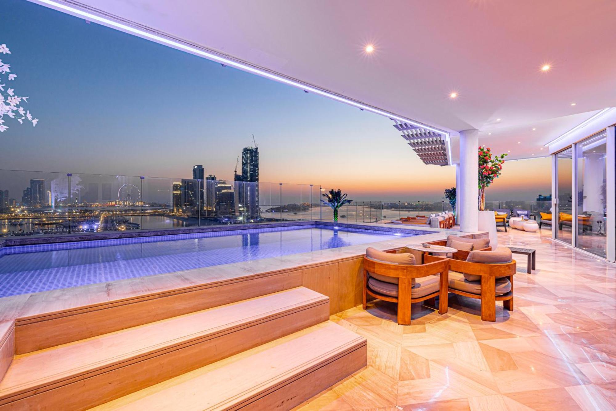 Five Palm Jumeirah 2Br Luxury Penthouse , Full Marina See View With Private Pool Dubai Eksteriør billede